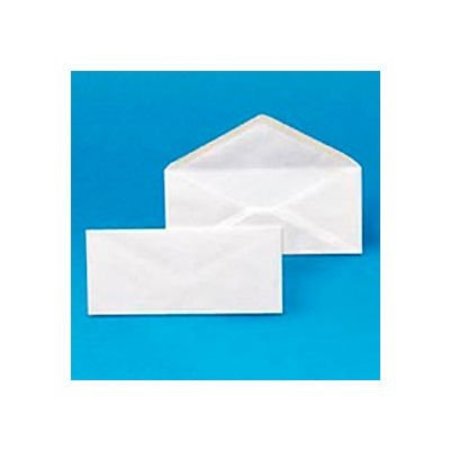 UNIVERSAL ¬Æ Gummed Plain Envelopes, #6, 3-5/8"W x 6-1/2"H, White, 500/Box, 10 Boxes/Case 35206